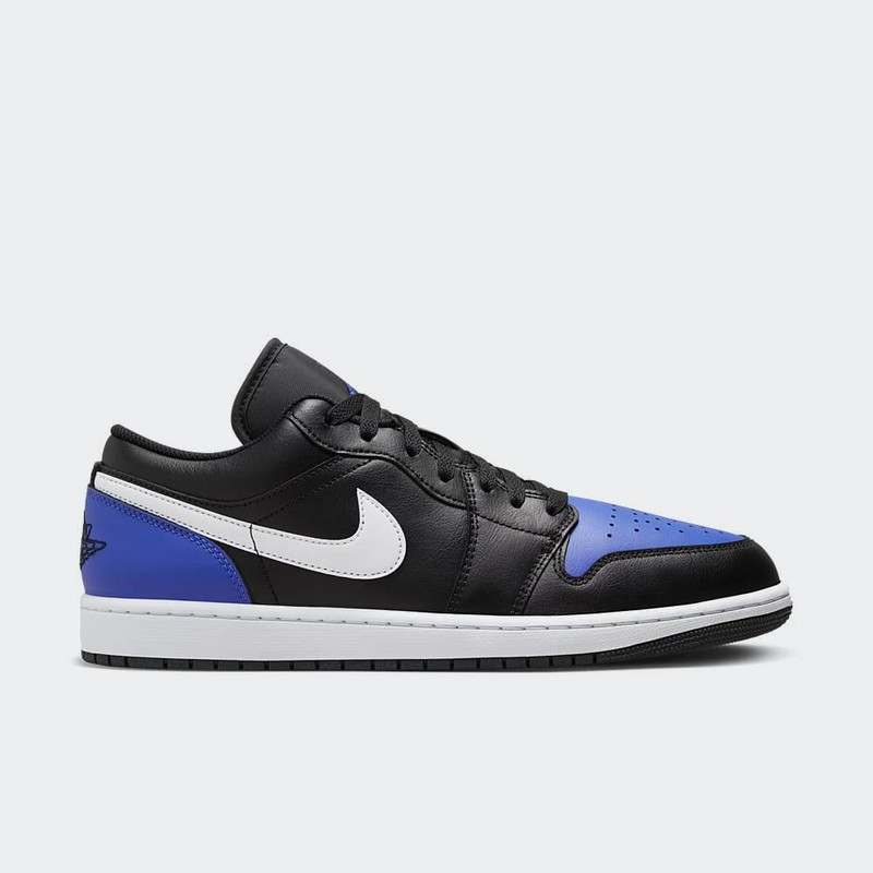 Air Jordan 1 Low Black Royal Toe 553558 042 Grailify
